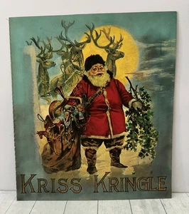 Kris Kringle Replica Vintage Santa Claus Christmas Book 1982 Merrimack Color Ill - Picture 1 of 4