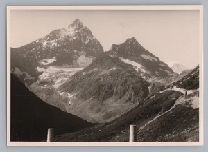 Sustenpass bei Innertkirchen 1960 - Gebirge - Altes Foto - Picture 1 of 2