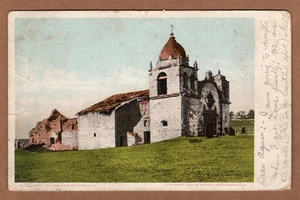 Carmel Mission Building Near Monterey California 1907 UDB Postcard - Picture 1 of 2