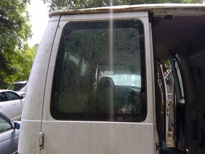 Driver Back Glass Stationary 4 Holes Tinted Fits 98-14 FORD E150 VAN 3740558 - Imagem 1 de 4