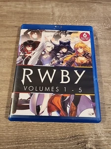 RWBY Volume 1-5 Blu-ray 6-Disc Set 1,2,3,4,5 - Bild 1 von 6