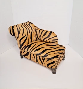 Tiger Print Schmuckkästchen gepolstert Chaiselongue RAR - Bild 1 von 9