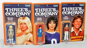 THERE'S COMPANY FULL SET NEU VERSIEGELT RETRO FIGURENSET 3 3/4 JACK, JANET & CHRISSY - Bild 1 von 3