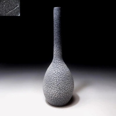 Vaso de cerâmica japonês vintage TL23, Seto Ware, altura 11,5 polegadas - Imagem 1 de 4