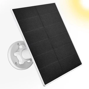 5W Solar Panel for Wireless Security Camera Outdoor - USB C & Micro USB Compa... - Picture 1 of 8