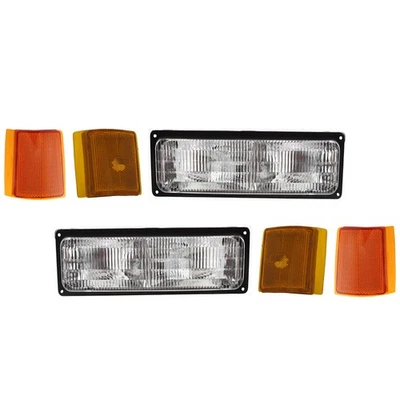 Luz de señal de giro marcador lateral de esquina lámpara de estacionamiento conductor delantero y pasajero para GMC Foto 1 de 4