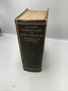 A New Commentary On Holy Scripture Incl. The Apocrypha, C. Gore 1st Edition 1928 - Foto 1 di 24