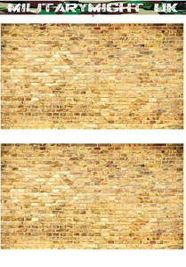 1 32 / 1 35 SCALE SHEET URBAN WALL LONDON BRICK - Picture 1 of 1