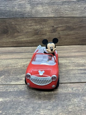 WORKS Mickey Mouse Clubhouse RC Convertible Remote Control Car Red Jada Toys - Image 1 of 4