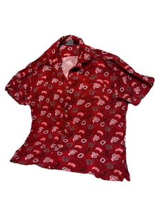 Ohio State Buckeyes Hawaii Style Camp Hemd Herren Gr. XL 100% Rayon Pro Player - Bild 1 von 8