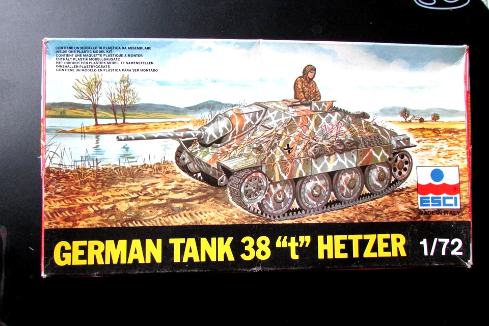 ESCI - GERMAN TANK 38 t HETZER  - plastique 1/72 - Photo 1/4