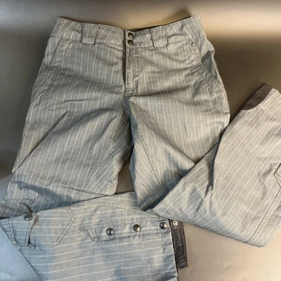 Columbia Women’s Omni Tech Titanium Gray Striped Snow/Ski Pants Large Outdoors - Image 1 of 4