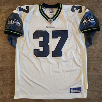 Подлинная винтажная футболка Seattle Seahawks Shaun Alexander 2000-е Reebok 54 белая - Изображение 1 из 4