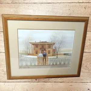 Litografía P. Buckley Moss edición limitada The House on Main #433/1000 1991 - Imagen 1 de 6