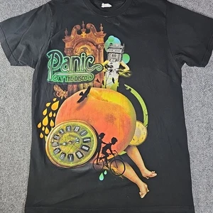 Panico RARO/VINTAGE! at the Disco James and the Giant Peach Maglietta Grande Nera - Foto 1 di 5