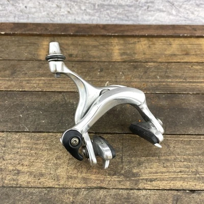 Pinza de freno delantera para bicicleta de carretera doble pivote perno central plateado 155 g liberación rápida Foto 1 de 4