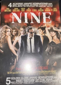 Nine - DVD - AMAZING DVD IN PERFECT CONDITION!DISC AND ORIGINAL CASE ALL INCLUDE - Picture 1 of 1