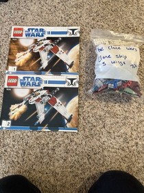 LEGO Star Wars V-19 Torrent 7674 Bulk Lot with Instructions
