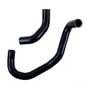 For Charger Magnum Challenger 6.1L 2006-2010 Silicone Radiator Hose Black - Picture 1 of 6