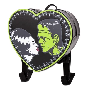 Mochila en forma de corazón Rock Rebel Bride of Frankenstein y Frankenstein - Imagen 1 de 3