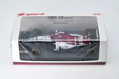 Spark Alfa Romeo C38 #10 Kimi Räikkönen Italian GP 2019 1:43 S6097 sealed - Bild 1 von 4