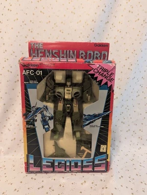 Gakken Henshin Robo 1985 (Robotech) AFC-01: Legioss Green Alpha Fighter Foto 1 de 4