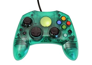 Mars Devices Replacement Controller For Xbox Original Green Transparent 6Z - Picture 1 of 4