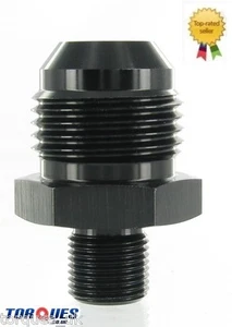 AN -10 (AN10 JIC -10 AN ) to M12x1.0 Metric Straight Adapter Black - Picture 1 of 1