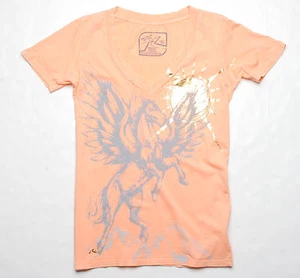 CAMISETA OXIDADA PEGASUS (MELOCOTÓN) - Imagen 1 de 1