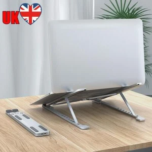 Ergonomic Computer Stand Aluminum Alloy Portable Notebook Bracket for Travel - Afbeelding 1 van 18