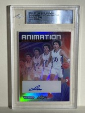 JALEN WILSON 2022-23 Leaf Vivid RARE Animation PRISMATIC GRAY AUTO 1/1🔥KANSAS🔥