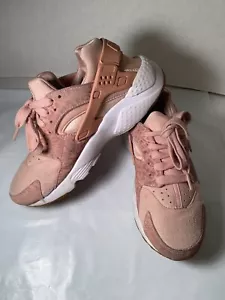 Nike Girls Huarache Run SE 904538-603 Pink Athletic Shoe Size 6Y - Picture 1 of 11