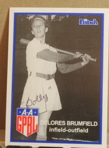 AAGPBL "DELORES BRUMFIELD" SIGNED CARD #33 - Picture 1 of 2