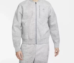 Nike Tech Pack Therma Fit Adv Forward Bomber Jacket Mens Small Gray DQ4268-077 - Picture 1 of 4