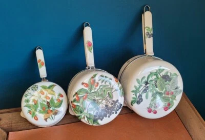 Lot 3 Casseroles Ancienne Porcelaine De Paris France Aluminite Frugier Limoges  - Photo 1/4