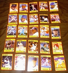 1991 JIMMY DEAN SIGNATURE EDITION BASEBALL CARD STARS COMPLETE SET (#1-25) NM/MT
