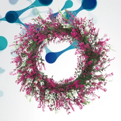  Artificial Fern Leaves Wreath Hanging Garland Simulation Plant - Image 1 of 4