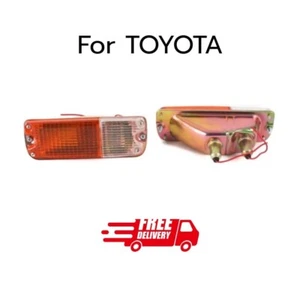 Front Bumper Turn Signal Light Lamp For Toyota Hilux Rn20 25 27 Pickup 1974-1978 - Picture 1 of 5