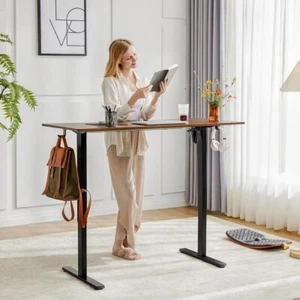 140x60 cm Höhenverstellbarer Schreibtisch Elektrisch Stehtisch Ergonomisch NEU - Bild 1 von 15