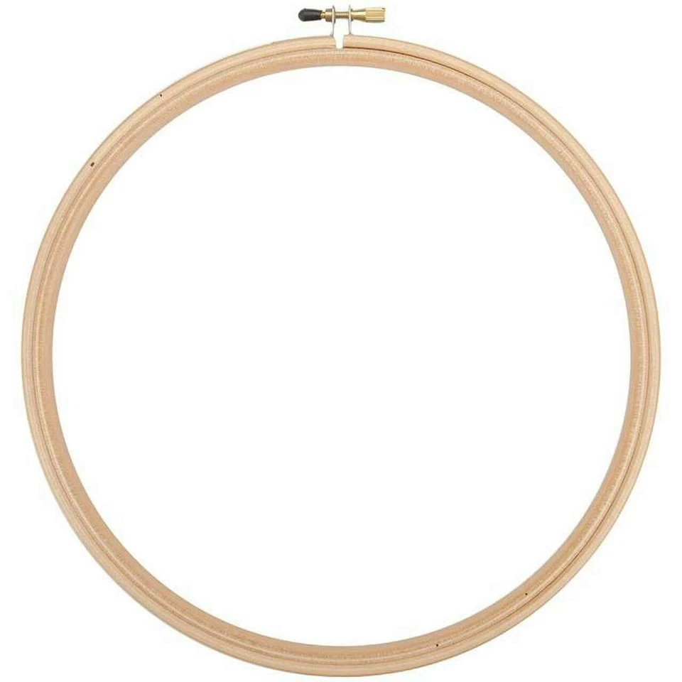 Wood Embroidery Hoop W/Round Edges 9" Natural - Image 1 of 1