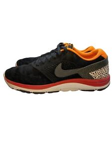 Nike SB Lunar Rod Paul Rodriguez Safari 537693-008 - Men 10.5 Black & Orange