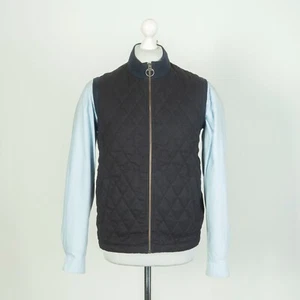 -Barbour Waistcoat Quilted Black Vest Gilet Liner Size S - Picture 1 of 9