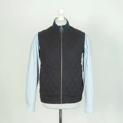 -Barbour Waistcoat Quilted Black Vest Gilet Liner Size S - Image 1 of 4
