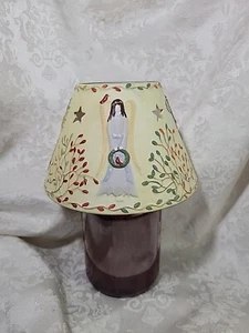 Yankee Candle Angel Themed Ceramic Shade - EUC - Picture 1 of 7