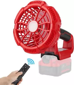 Portable Fan for Craftsman 20V Battery 9W LED Light Cordless Jobsite Fan Camping - Picture 1 of 7