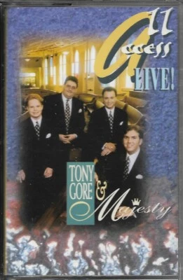 TONY GORE & MAJESTY....."ALL ACCESS LIVE"......RARE LIVE GOSPEL CONCERT CASSETTE - Image 1 of 2