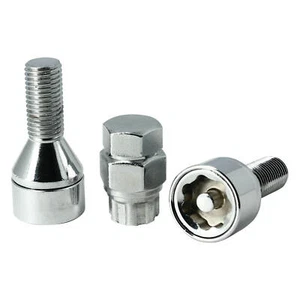 Butzi Chrome Anti Theft Locking Wheel Nut Bolts & 2 Keys to fit Vauxhall Vivaro - Picture 1 of 3