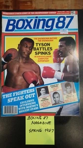 Boxing 87 Magazine Spring 1987 Issue x1copy - Picture 1 of 3