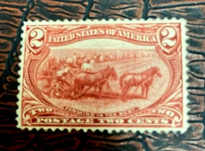 KAPPYSTAMPS USA #286 1893 2c TRANS-MISSISSIPPI MINT F-VF HINGED NO THINS H241 - Picture 1 of 2
