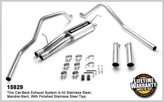 Silenciador Magnaflow Cat-Back sistema de exaustão 2003-2007 GMC Sierra Crew 2500HD V8 - Imagem 1 de 1